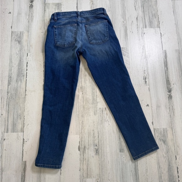 Eileen Fisher Medium Wash Straight Legged Jeans Size 0 - Picture 3 of 6